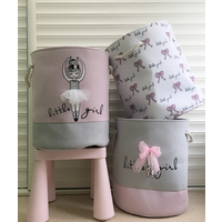 Ballet Shoe Design Storage Bucket for Laundry or Toys