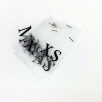 Waterproof Transparent TPU Care Labels Clothing