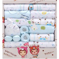 Queena 18-Piece Pure Cotton Newborn Baby Gift Box