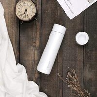 New Arrival 380ml Smart Wireless Rechargeable Stainless Steel Smart Water Bottle with Reminder to Drink Water
