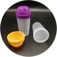 Plastic shaker bottle sport water bottle