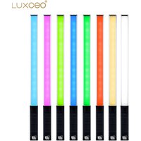 2019 New Design LUXCEO Rechargeable Battery Operated Portable Tube RGB LED Studio Video Photographic Light