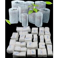 100PCS Biodegradable Non-woven Nursery Bags Plant Grow Bags Fabric Seedling Pots Eco-Friendly Aeration Planting Bags vivero bols