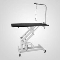 42.5x23.6Inch Z-Lift Hydraulic Pet Grooming Table Adjustable Height Dog Grooming Table