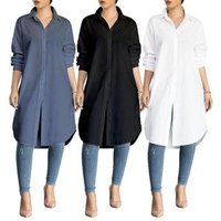 Plus Loose Cotton Blouse