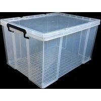 44L factory price many size clothing thickened plastic storage containers transparent plastic box
