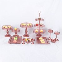 Rose Gold 3 Tier Vintage Cupcake & Cake Stand