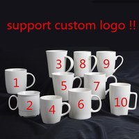 Personalized Customization ceramics coffee mug white cup Custom LOGO novelty tea ceramic creative mugs printing