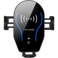 10W Qi Fast Charging Automatic Clamping Magnetic Wireless Car Charger with Infrared Sensors