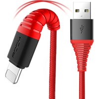ROCK 2M 2.1A Hi-Tensile Solid Durable Charging USB Data Cable for iPhone X