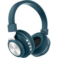 bass stereo wireless bluetooth head phone and earphone with mic