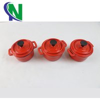 Mini 10cm Coloured Casserole Cookware Pot