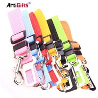 Wholesale custom pet seat safety belt strap dog car seat belt