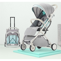 Beimens baby stroller can sit and reclining ultra-light portable mini baby umbrella folding children carriage