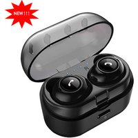 Promo TWS Noise Cancelling True wireless Earbuds headphones V5 Bluetooth Earphone with Charging Case