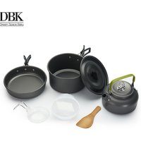 2 3 Person Durable Aluminium Camping Cookware Set
