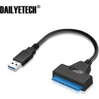 Adapter SATA III USB 3.0 Cable External Hard Drive USB to Serial ATA 22pin Converter Hard Disk W/ UASP for 2.5" HDD/SSD