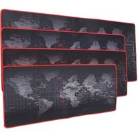 600x300/700x300/800x300/900x400mm Locking Edge Mouse Pad Gamer Large Size World Map Computer Keyboard Mat Table Gaming Mousepad