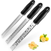 Stainless steel micro plane lemon zester grater