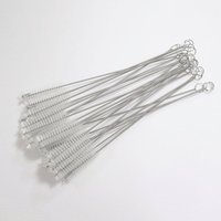 Stainless steel glass straw cleaning tool accessories, 304 stainless steel cleaning brush,