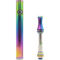 rechargeable colored rainbow smoke tank e cig slim vape pen variable voltage electronic cigarette (oem)