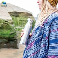 Large Capacity Stainless Steel Water Bottle Reminder