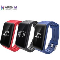 2019 Cheap 8$ Waterproof Sports watch K1 continuous heart rate monitor Smart Bracelet Fitness Tracker Karen M smartwatch