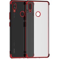 OEM Transparent Soft TPU Silicone Case for Huawei honor 3c h30-u10 Honor 8X 8 10 Lite V9 V10 Plating Phone Cover Case