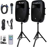 Portable 15-Inch 2-Way powered pa speaker system hifi audio system ceiling combo speaker aktiv set