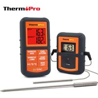 ThermoPro TP-08S Wireless Remote Digital Cooking Meat Thermometer Dual Probe for Grilling Smoker BBQ Food Thermometer