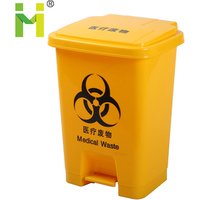 Rectangular Plastic Clinical Waste Bin