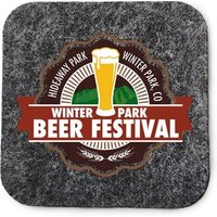 Colourful 5mm Felt Drink Coaster