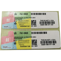 FPP Best Price Microsoft Windows 10 professional COA sticker Multi-language Operating System Software win 10 pro COA label