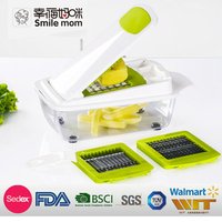 Multifunction manual slicer vegetable dicer cutter