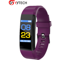 SYYTECH New 115Plus Smart Bracelet Sport Pedometer Call Message Heart Rate Sleep Monitoring 115 Plus smartwatch Wristband