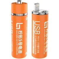Mini Power Bank AA battery Style, Micro USB Rechargeable AA Battery Portable Powerbank 1250mAh Built-in Mobile Phone Charger