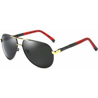 ZHAOMING Mirror Sunglasses Men Driving Outdoor Fishing Protection Metal Classic Fashionable Polarized Sunglasses UV400
