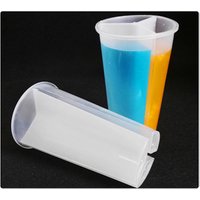 24oz Clear Plastic Drinking Cup 700ml PP Disposable Plastic Cup With 3 Drinks