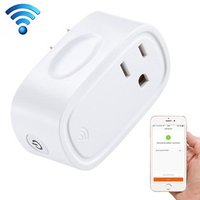 JH-G09U 15A 2.4GHz WiFi Control Hubless Smart Home Power Socket Works with Alexa & Google Home, AC 100-240V, US Plug