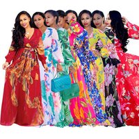African Print Maxi Dress for Ladies