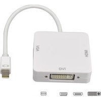 RJC3044-3in1 Mini dp to hdmi vga dvi adapter cable hub converter