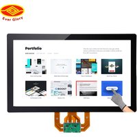 55 inch multi touch screen overlay for capacitive touch monitor