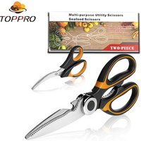 Amazon stainless steel multi Seafood shear shrimp scissors kitchen scissors set