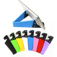 Logo printed promotional V shape folding mobile cell phone stand