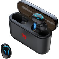 Q38 Bluetooth 5.0 Earphone with digital display TWS Wireless Headphones Sport Handsfree Earbuds 3D Stereo Gaming Headset
