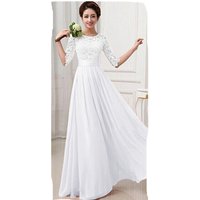 Long Evening Ball Gown Wedding Dress