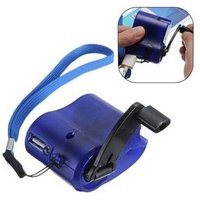 Portable USB Hand Crank Phone Charger Emergency Hand Power Dynamo with Rope Manual USB Charging Charger Universal for Samsung
