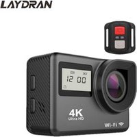 4K Action Camera 2.0"Touch Screen WIFI Dual Screen 12MP Helmet Camera 30m DV 170 Degree Wide Angle Lens Sport Cam