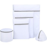 2019 Custom wholesale grey confectionery head zip washing machine mesh bag stocking bra travel laundry bag for hotel