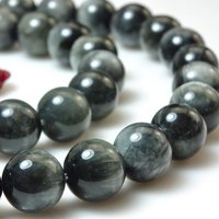 Factory Wholesale Natural Gemstone Loose Beads Hawk Eye Eagle Eye AA Quality Healing Power Gemstone Polished Smooth Loose Beads